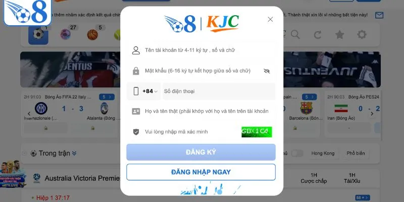 Cách đăng ký O8 cho người mới gia nhập